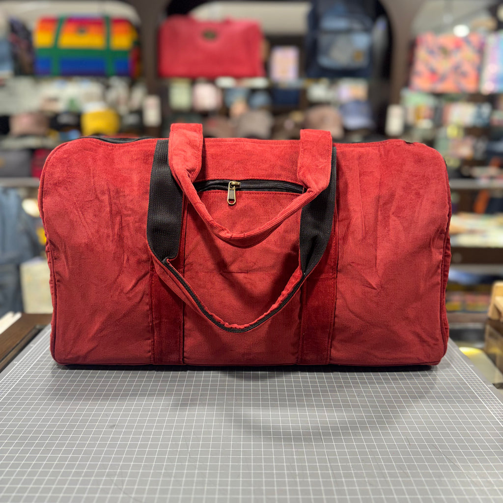 The Red Wine 🍷 Burgundy Corduroy BeeKeeper Carry-All