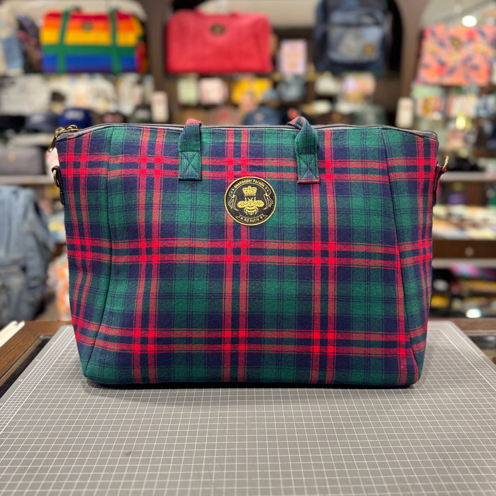 The Tartan Green 🌲 KOKYKAI LOTUS Tote