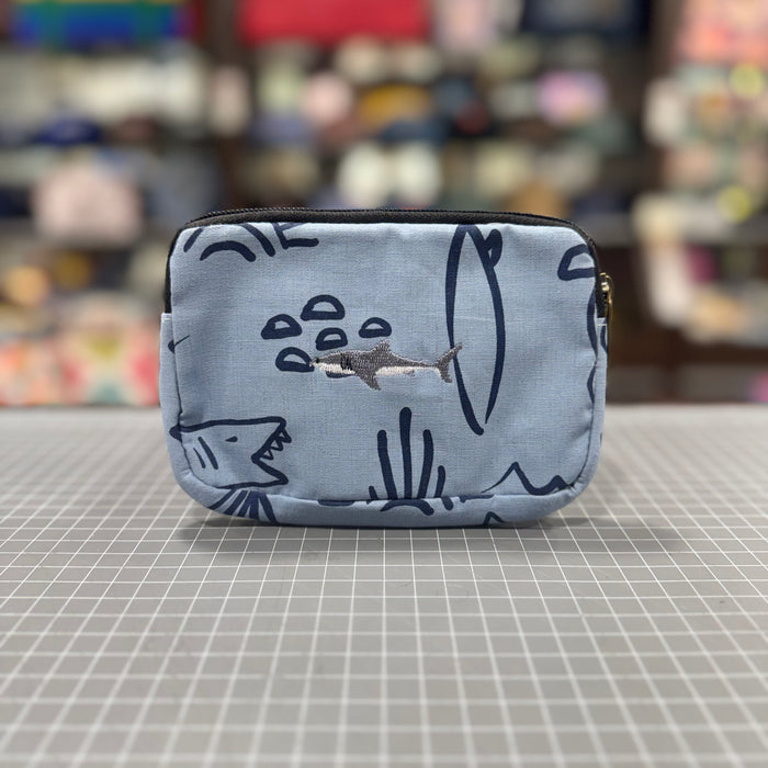 The Shark 🦈 Embroidered BeeKeeper Phone + Passport Sleeve