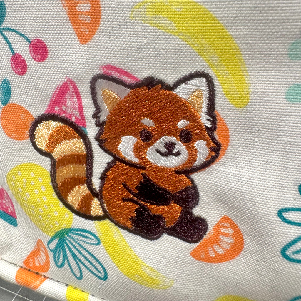 The Red Panda ❤️🥟 Embroidered BeeKeeper Phone + Passport Sleeve