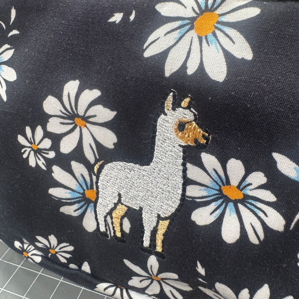 The Llama 🦙 Embroidered BeeKeeper Phone + Passport Sleeve