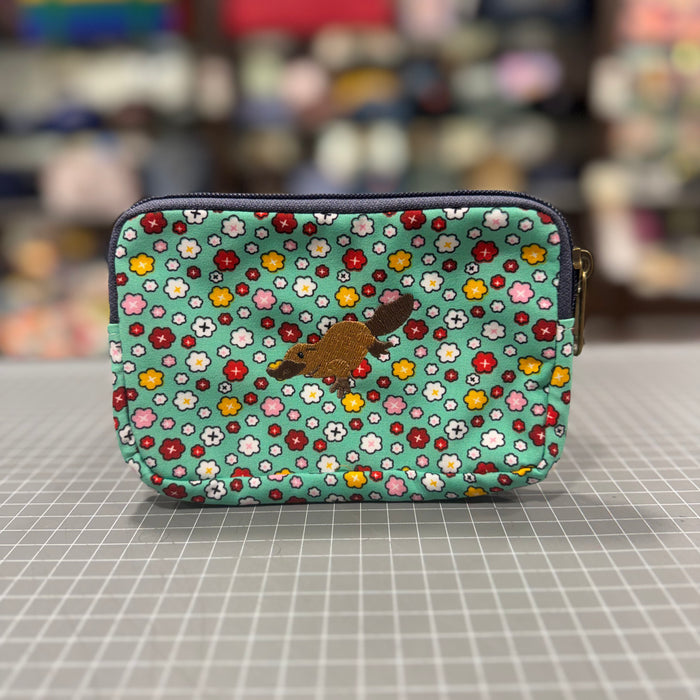The Platypus 🦘 Embroidered BeeKeeper Phone + Passport Sleeve