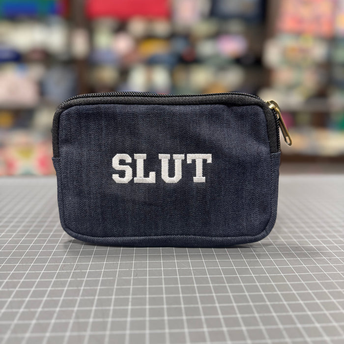 The SLUT 💋 Embroidered BeeKeeper Phone + Passport Sleeve