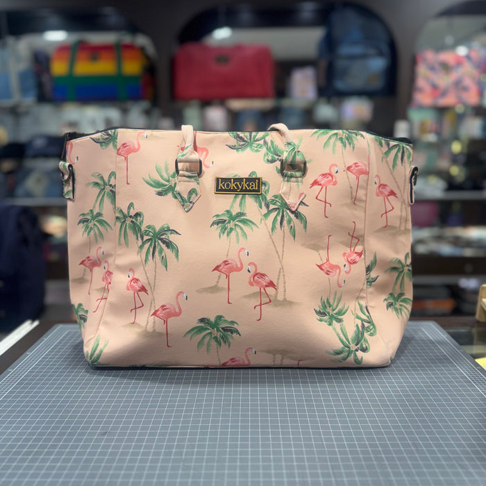 The Flamboyant Flamingos 🦩 KOKYKAI LOTUS Tote
