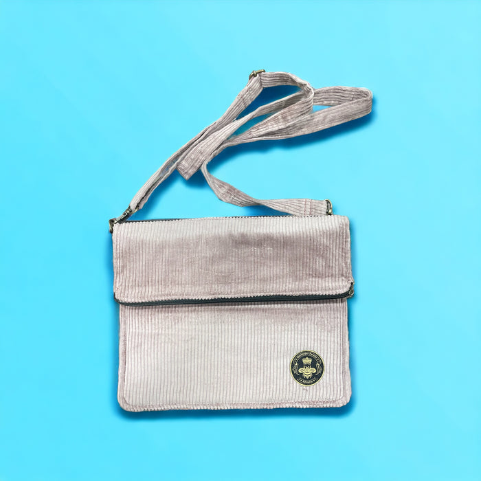 The Lilac Corduroy Shoulder Bag