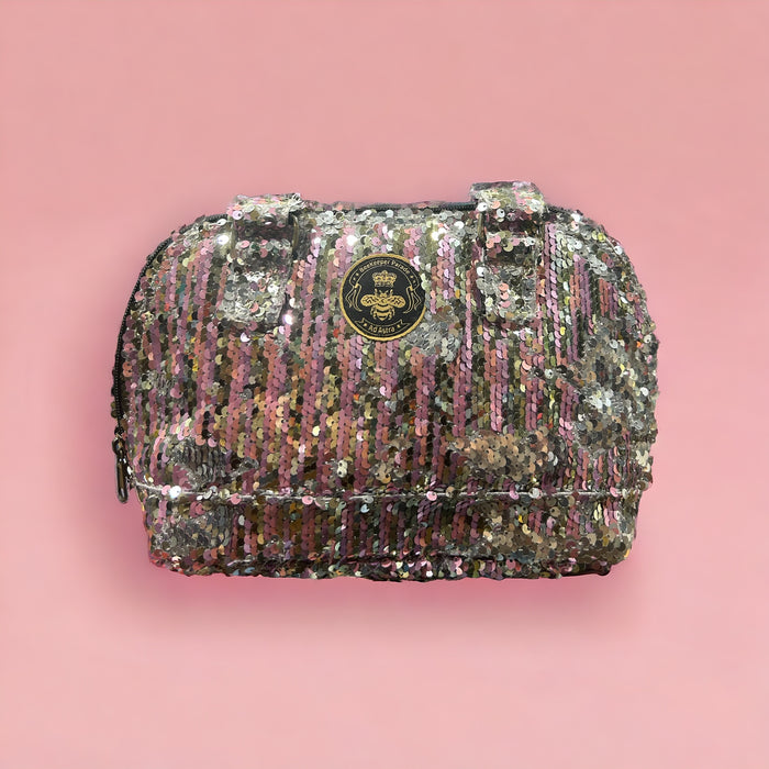 The Barbie Sequin BeeKeeper Clam Shell Handbag