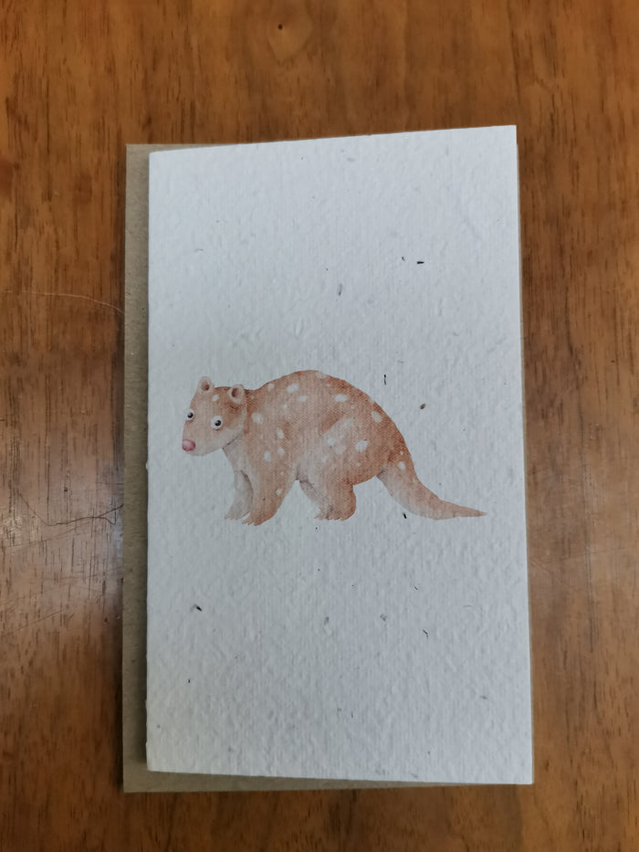 Quoll 🐭 Card (that grows)