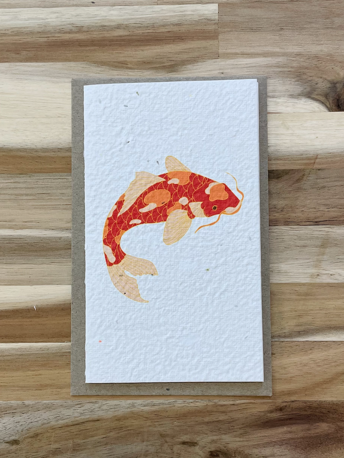 The Koi Fish Card (that grows)