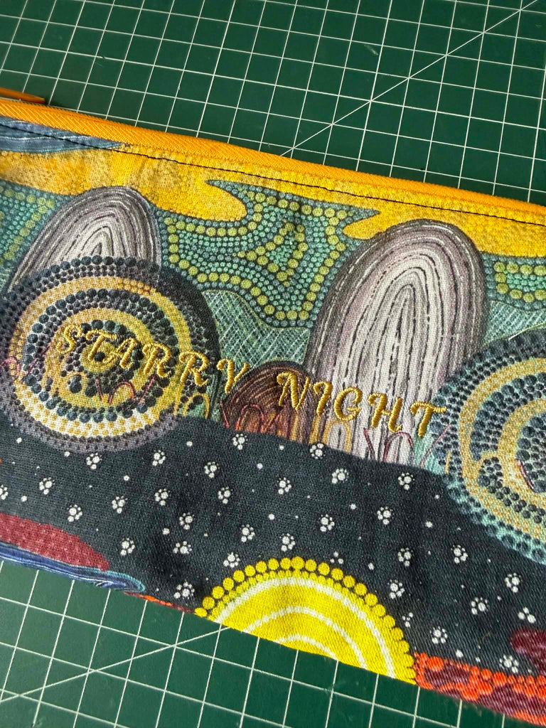 The Starry Night 🌌 Beekeeper Pencil Case — Large 🚃 Melbourne Collection