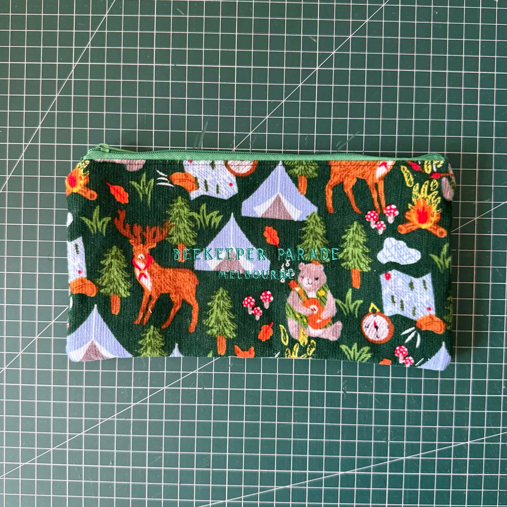The Forest Friends No. 1 🦊 Beekeeper Pencil Case — Large 🚃 Melbourne Collection