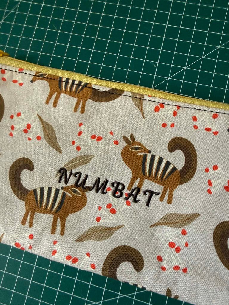 The Numbat 🍂 Beekeeper Pencil Case — Large 🚃 Melbourne Collection