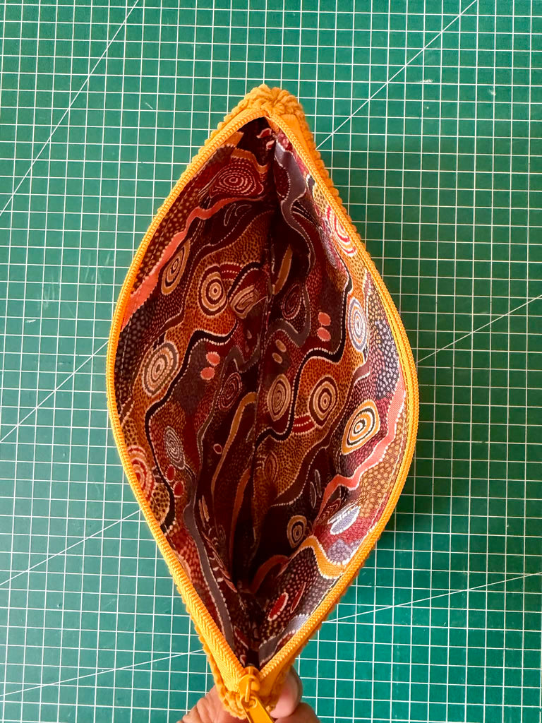 The Orange Capybara 🍊 Beekeeper Pencil Case — Large 🚃 Melbourne Collection