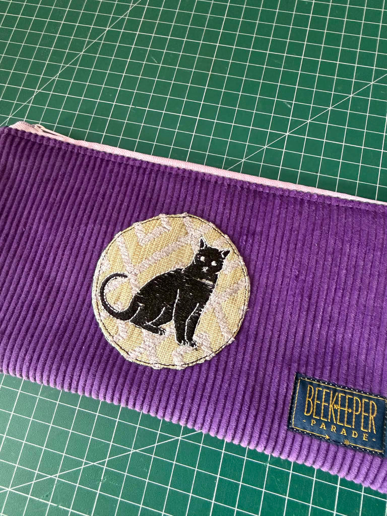 The Black Cat 🐈‍⬛ Beekeeper Pencil Case — Large 🚃 Melbourne Collection