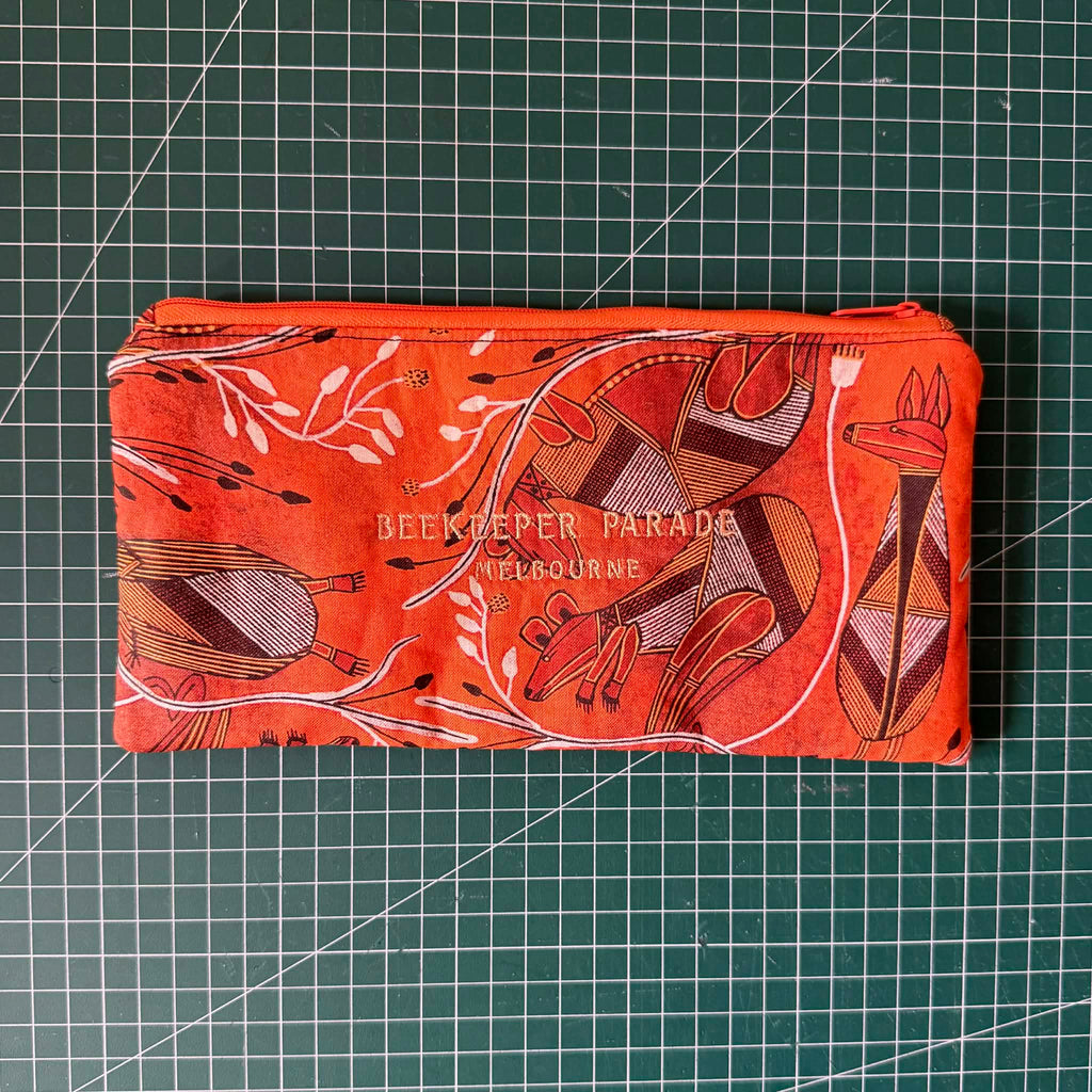 The Spirit Roo 🦘 Beekeeper Pencil Case — Large 🚃 Melbourne Collection