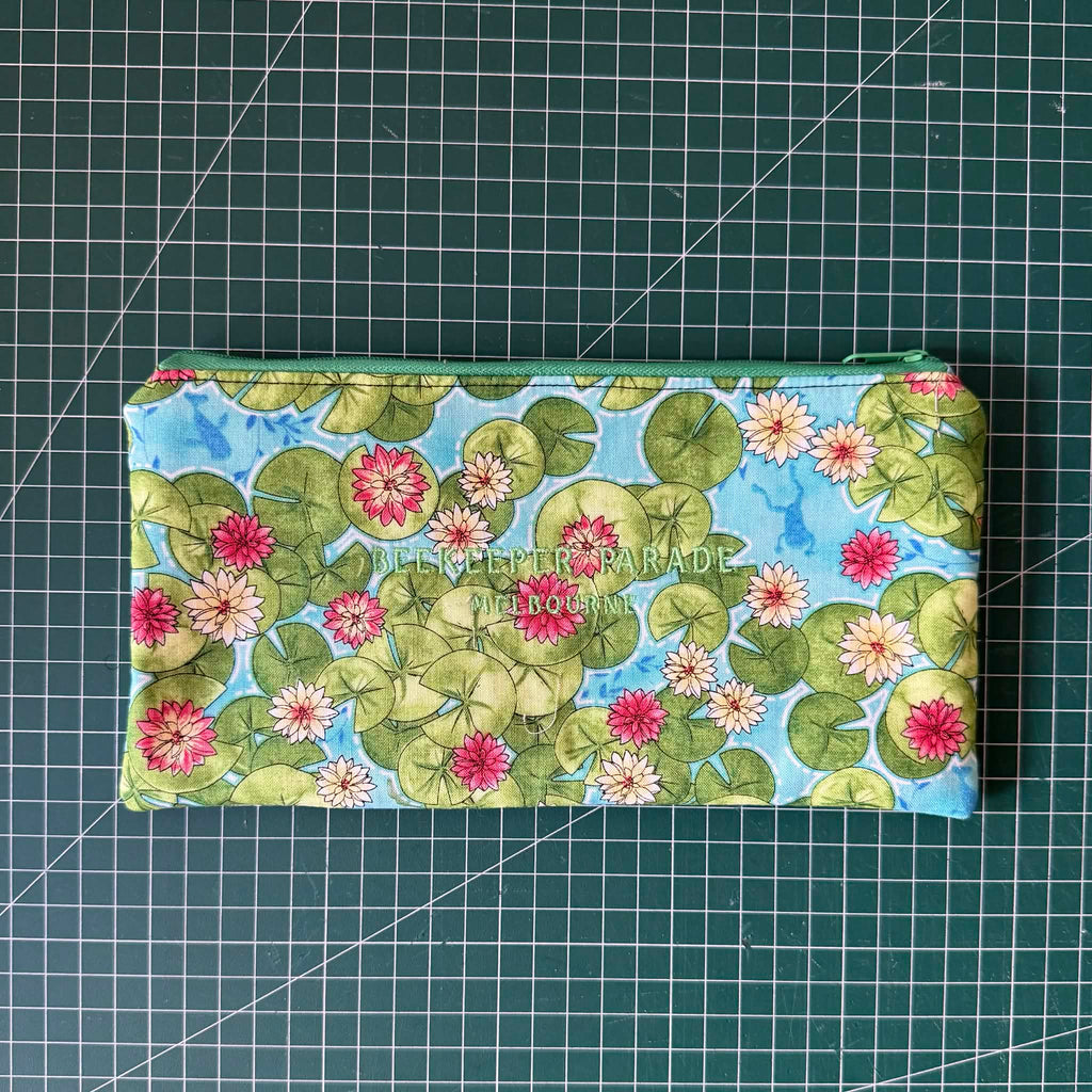 The Lily Pads 🪷 Beekeeper Pencil Case — Large 🚃 Melbourne Collection