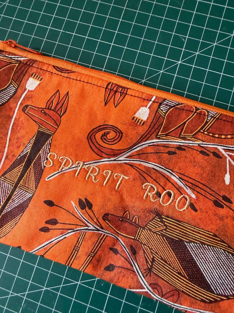 The Spirit Roo 🦘 Beekeeper Pencil Case — Large 🚃 Melbourne Collection