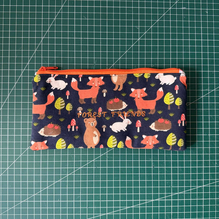 The Forest Friends No. 2 🦊 Beekeeper Pencil Case — Large 🚃 Melbourne Collection