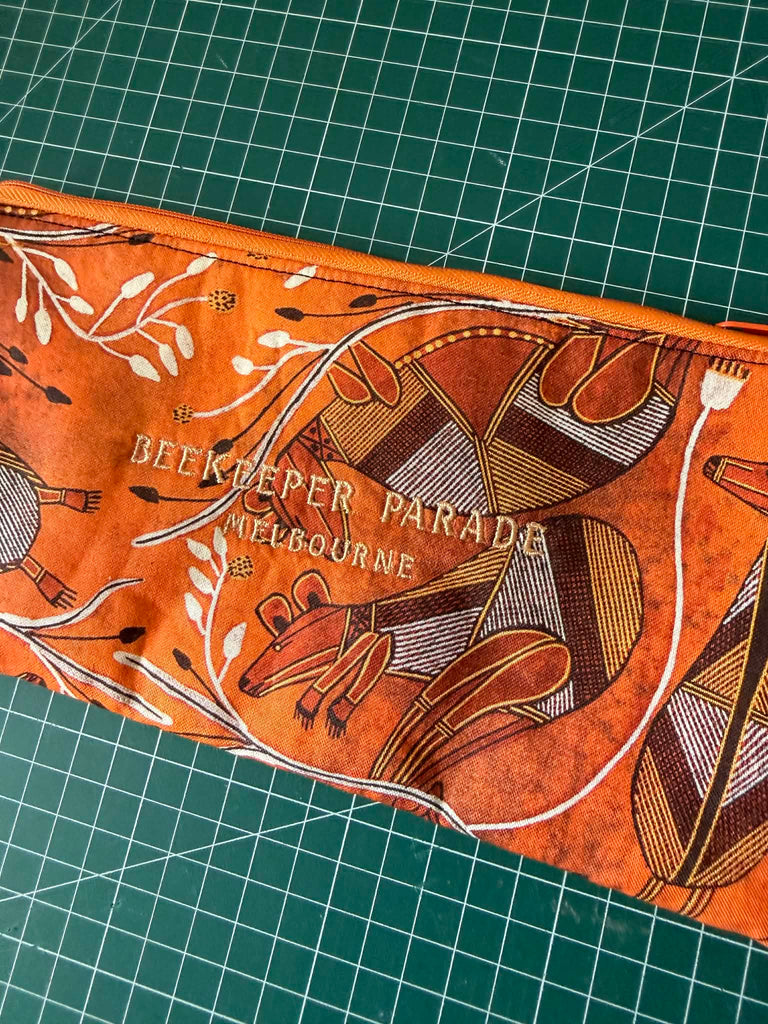 The Spirit Roo 🦘 Beekeeper Pencil Case — Large 🚃 Melbourne Collection