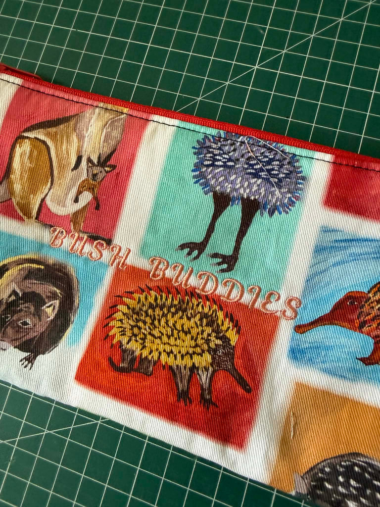 The Bush Buddies 🦘🐨 Beekeeper Pencil Case — Large 🚃 Melbourne Collection