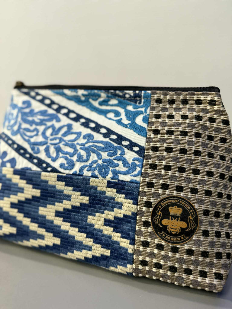 The Blue Electric ⚡️ Large Toiletry + Makeup Bag