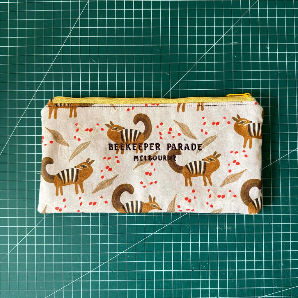 The Numbat 🍂 Beekeeper Pencil Case — Large 🚃 Melbourne Collection