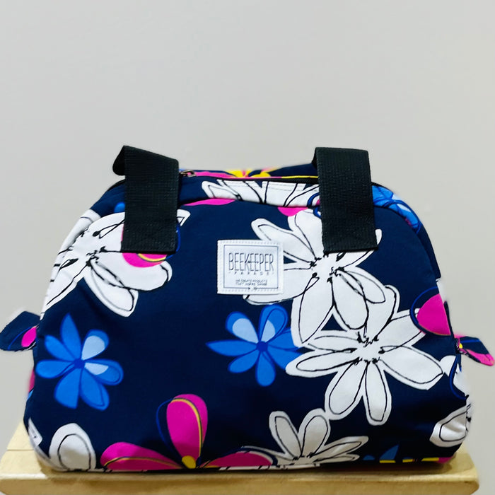 The Deep Blue Garden 🌸 BeeKeeper Handbag