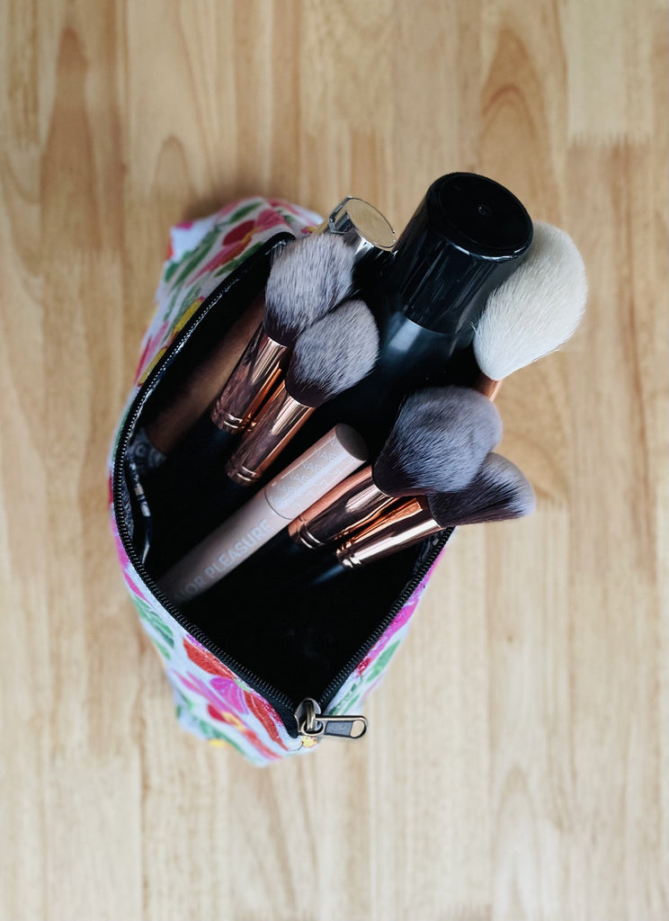 The Astro Turf Large Toiletry + Makeup Bag