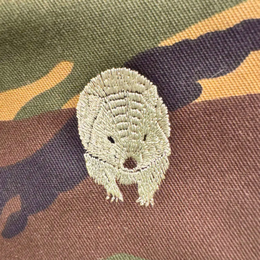 The Wombat on Camo BeeKeeper Pouch (Small) Embroidered Collection 🪡