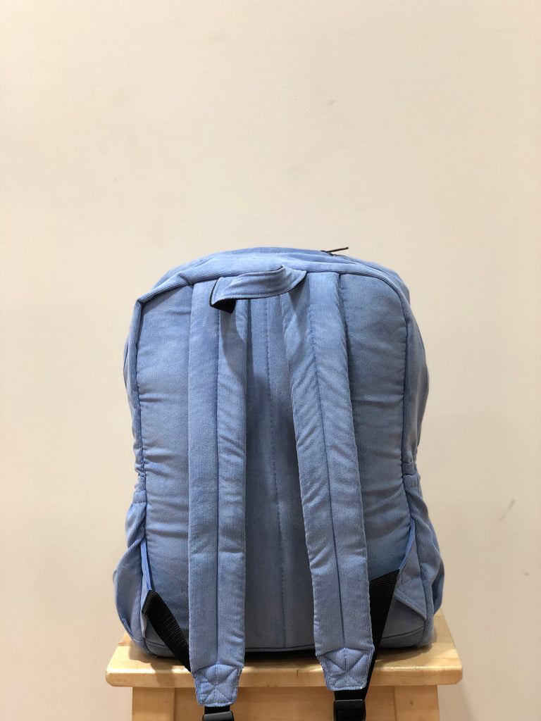 The Perwinkle Blue Corduroy Royal BeeKeeper Backpack (Masterpiece Range)