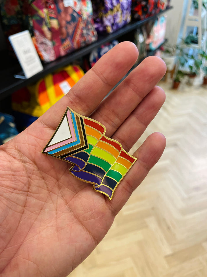 BeeKeeper Parade's Pride Flag Pin 🏳️‍⚧️🏳️‍🌈