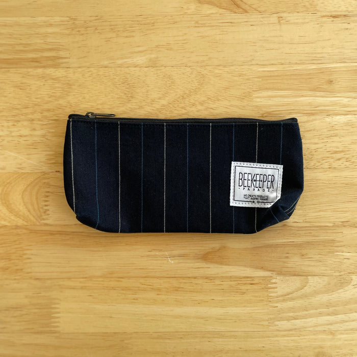 The Navy Pinstripes BeeKeeper Pouch (Small)