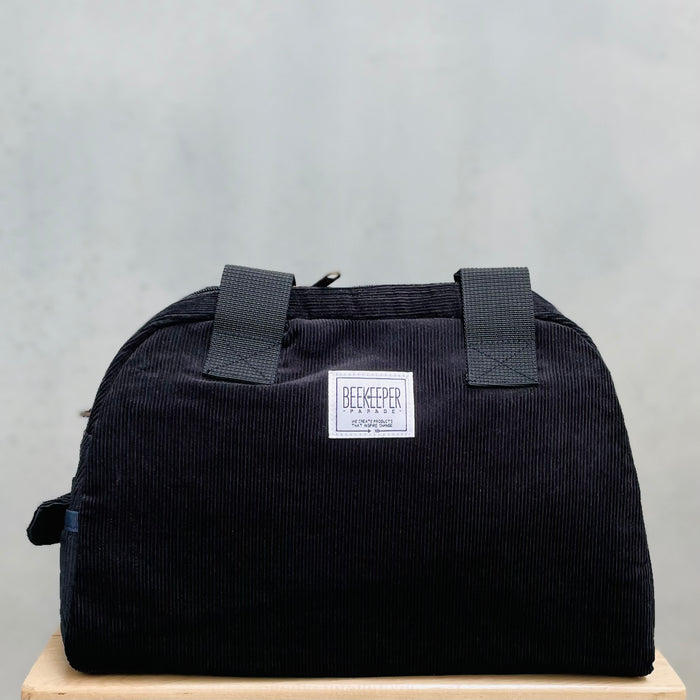 The Panda Black 🐼 Corduroy BeeKeeper Lunch Bag