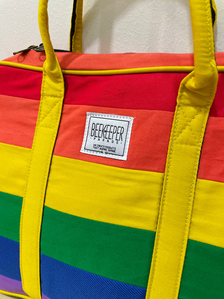 The Rainbow 🌈 Laptop Messenger BeeKeeper Bag