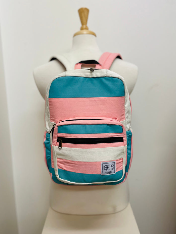 The Trans Flag 🏳️‍⚧️ Mini-Royal BeeKeeper Backpack