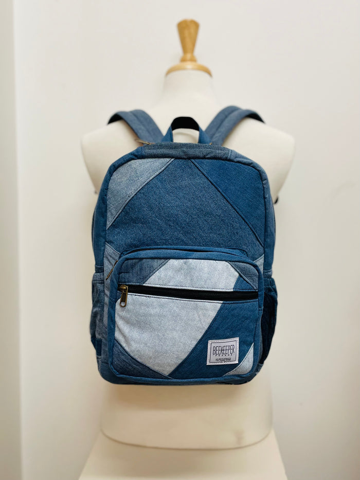 The Denim Drive Mini-Royal BeeKeeper Backpack