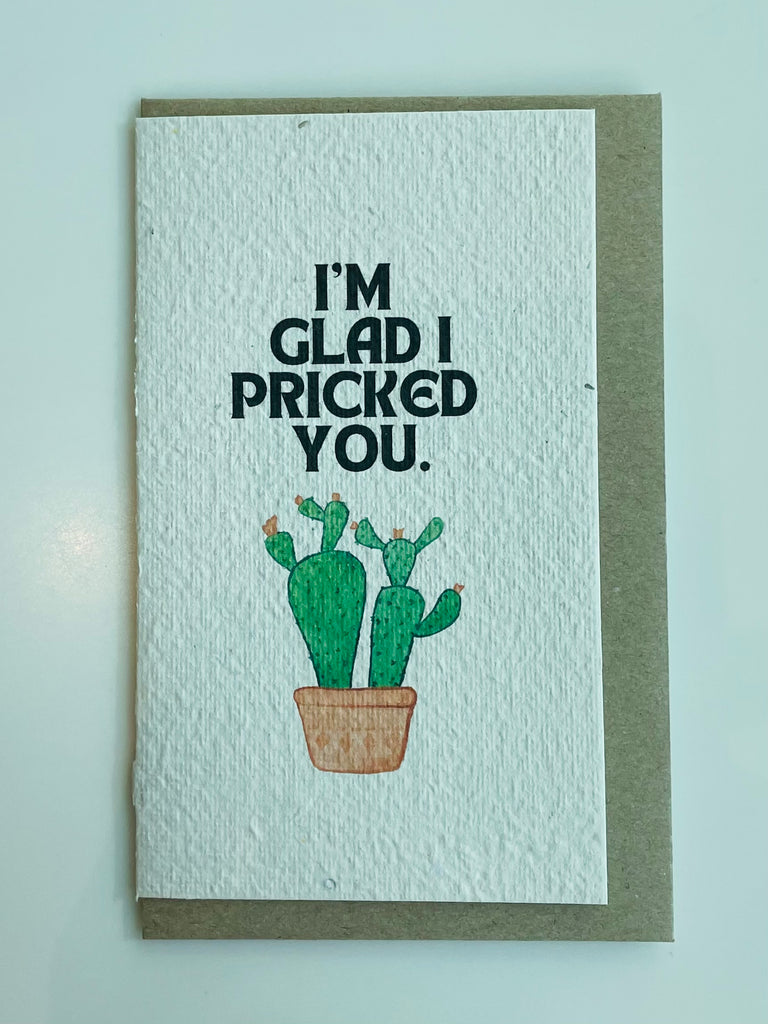 The Pricked You🌵 Card (that grows)