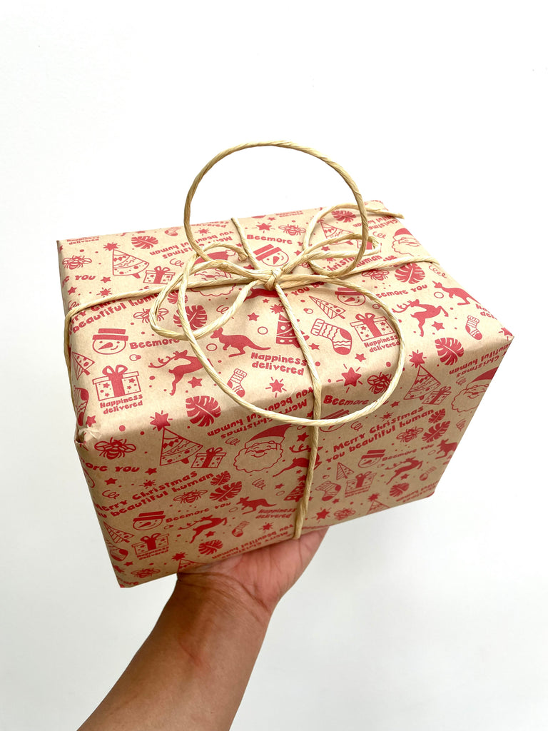 The Christmas Red🎄🎅🏾🎁  BeeKeeper Wrapping Paper