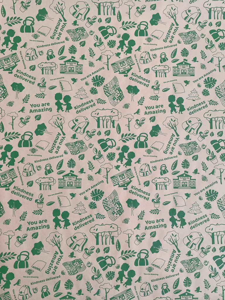 BeeKeeper’s Signature  Wrapping Paper 🐝 Green