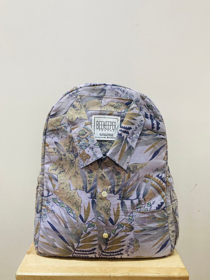 The Lilac Leaves 🍃 Classic Shirt BeeKeeper Parade Backpack