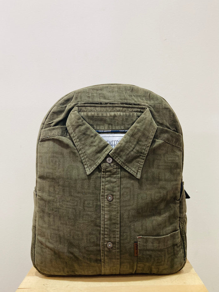 The Corduroy Groove 📻 Classic Shirt BeeKeeper Parade Backpack
