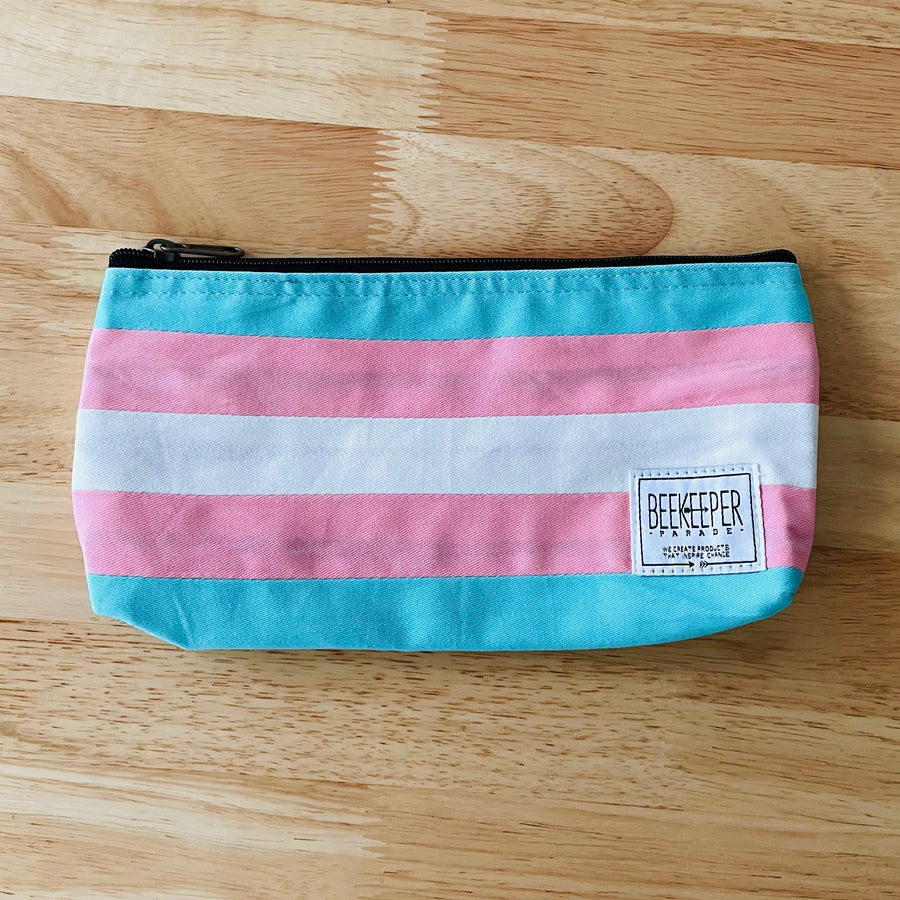 💖PREORDER: The Trans Pride 🏳️‍⚧️ Beekeeper Pencil Case (Small)